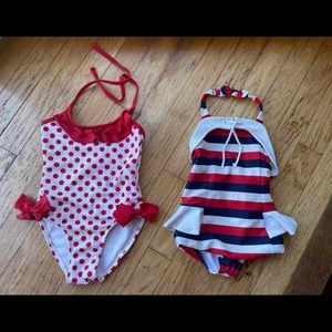 Two Janie and Jack swimsuits, 2t